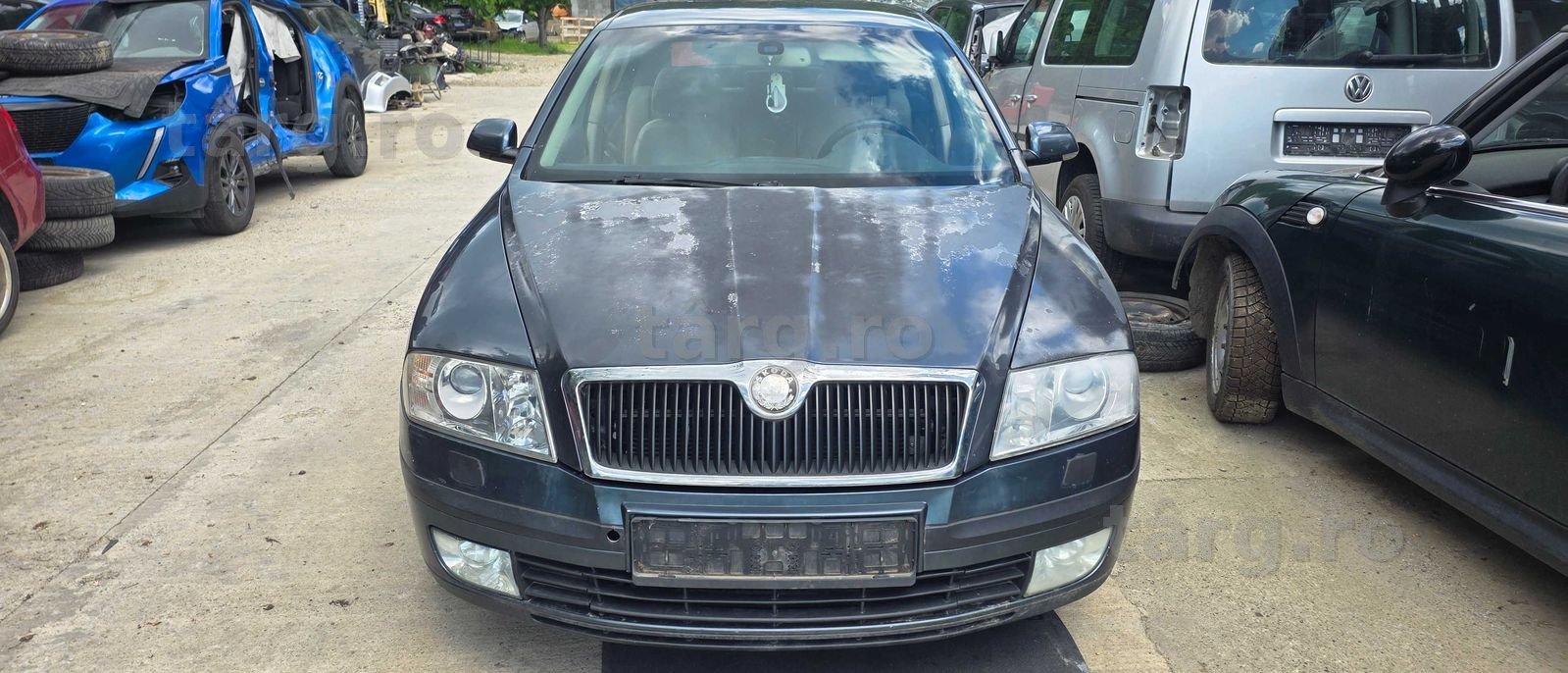 Capota motor cu grila radiator Skoda Octavia 2 2005 / 2006 / 2007 2008