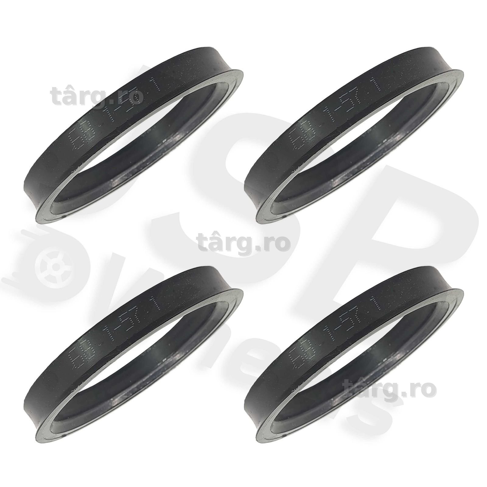 Set inele de centrare ghidaj jante noi 68.1-57.1 mm VW,Seat,Skoda,Audi
