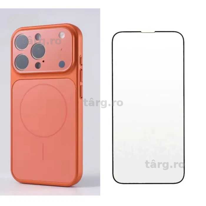 Husa MagLens si Folie Sticla pentru iPhone 17 / 17 PRO / 17 PRO MAX