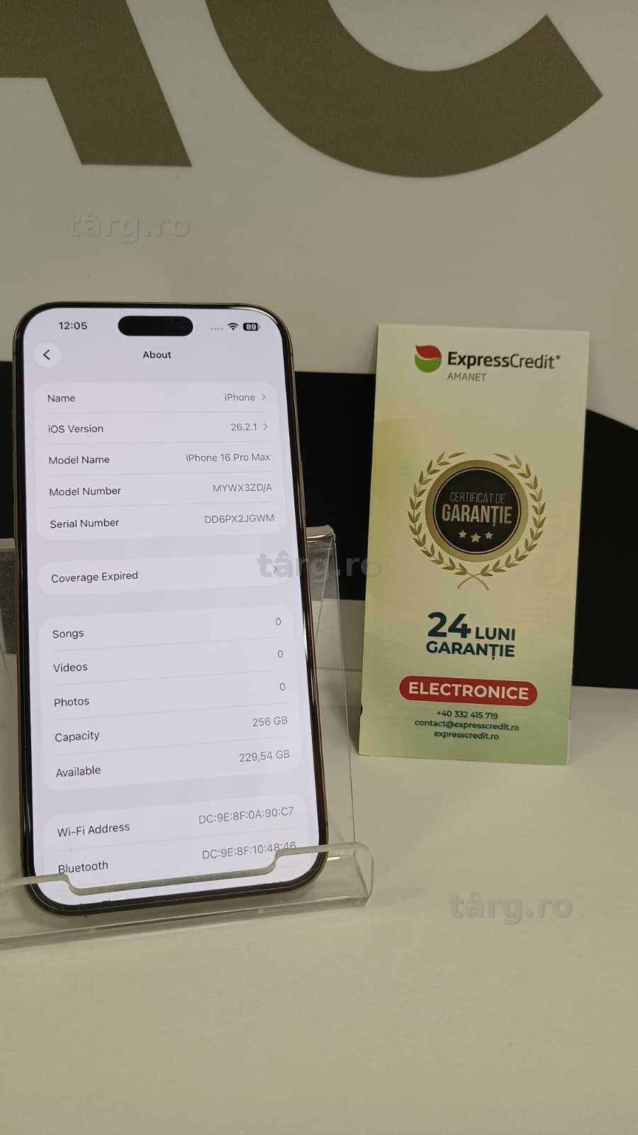 iPhone 16 Pro Max 256Gb [Ag24 Harlau B.45031] - Garantie 2 ani! 2