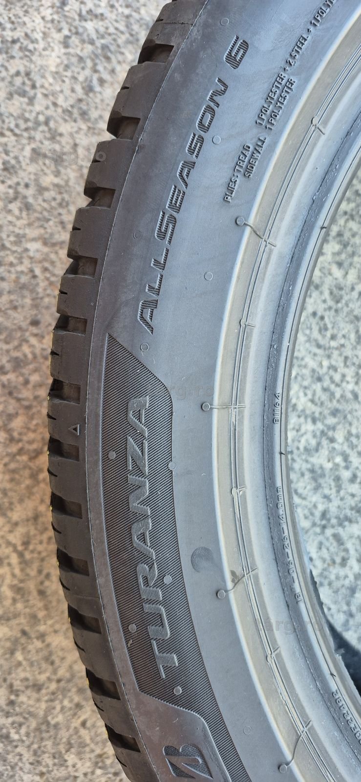 2 anvelope M+S ca noi Bridgestone 215/50/18,dot  2023.Pretul este pe bucata. 4