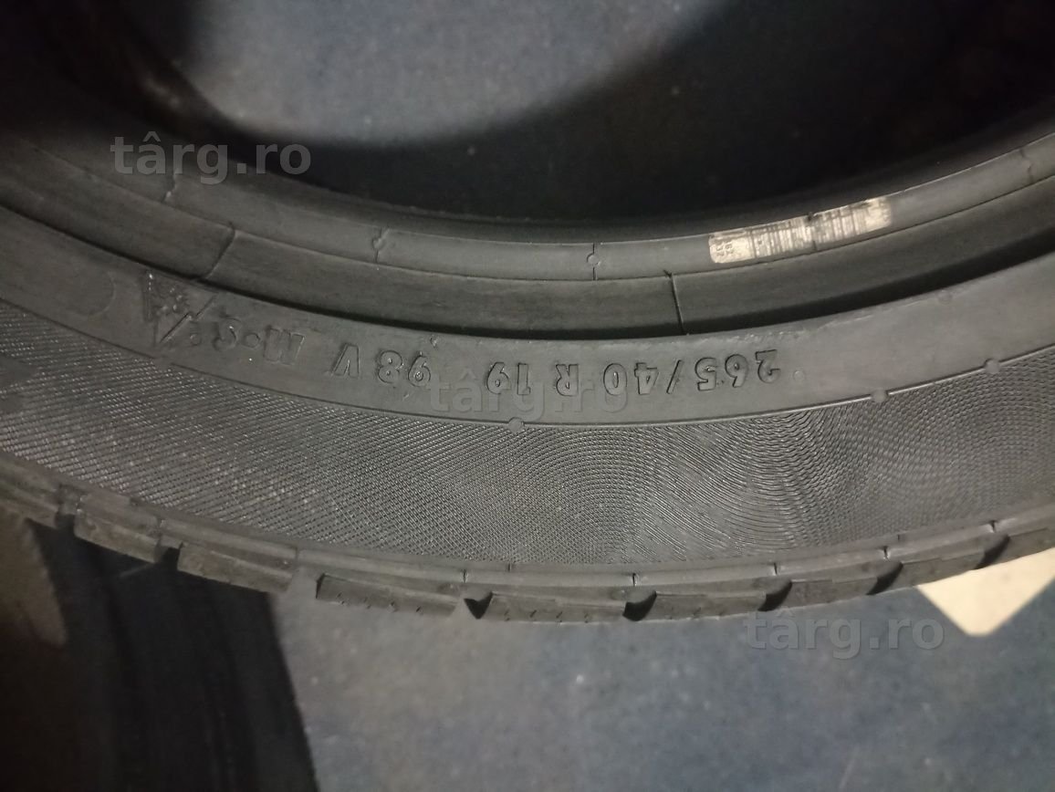 2 anvelope NOI de iarna Continental 265/40 R19 5