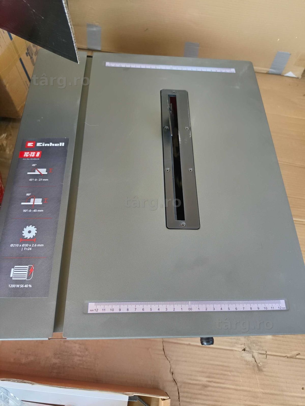 Fierastrau de masa Einhell / Circular TC-TS 8, 1200 wati, inaltime de taiere de 45 mm 4