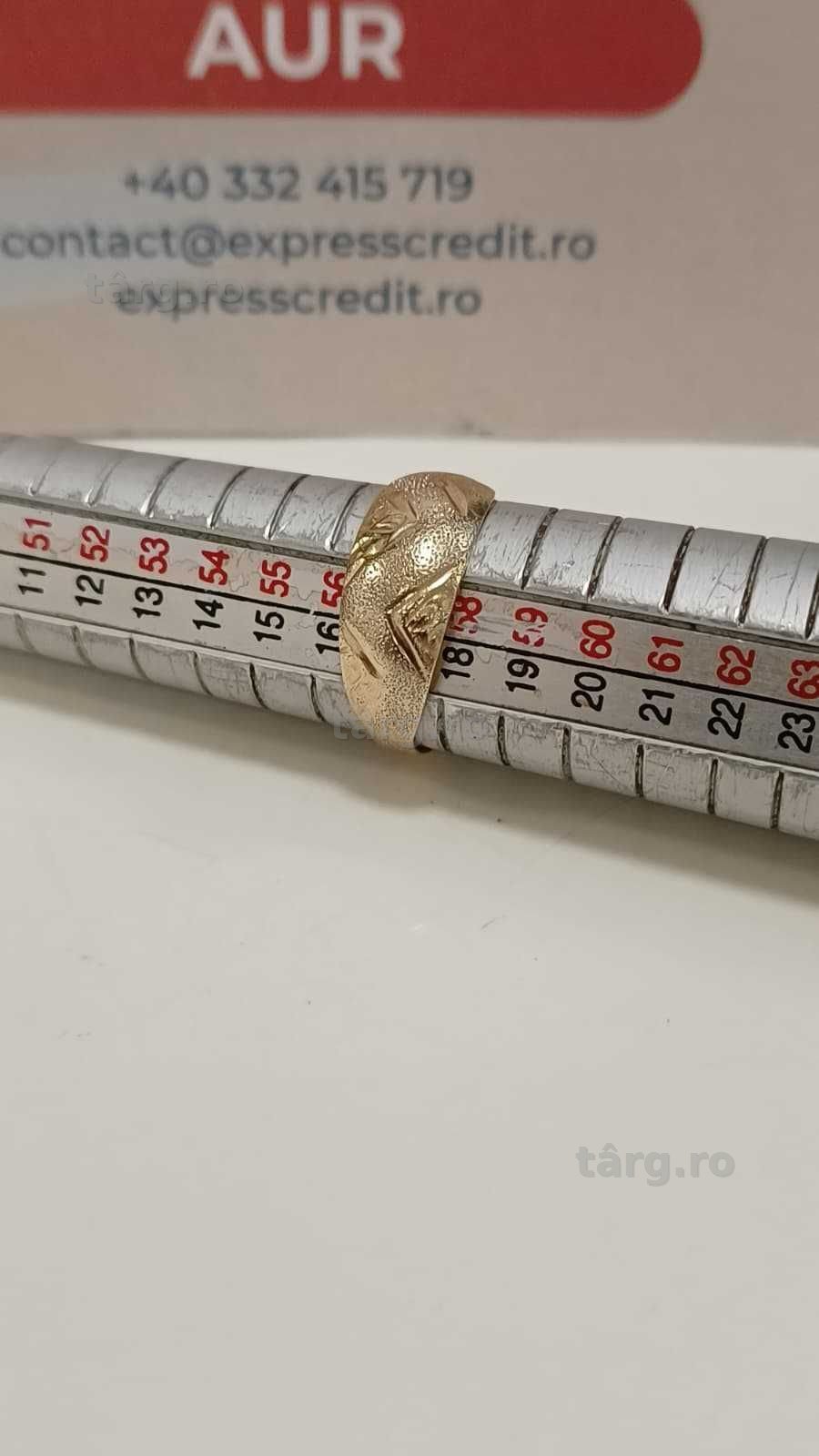 Inel aur 14K 1.82gr [AG24 Harlau B.46393.1] - Garantie 2 ani! 4