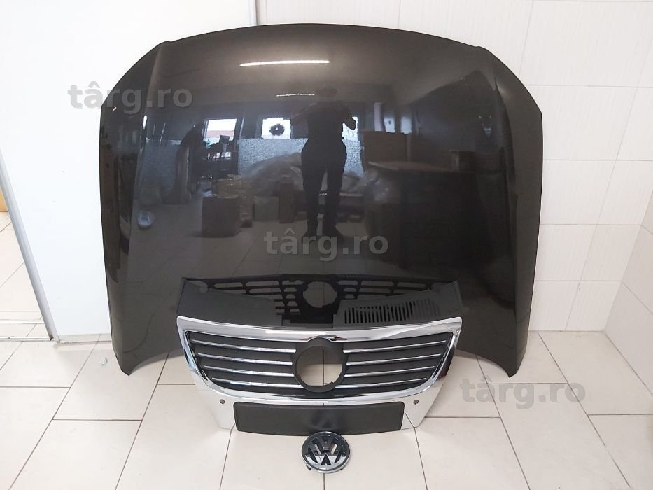 Pachet Capota+Grila Radiator+Emblema VW Passat B6 An 05-11 LC8Z-Maro