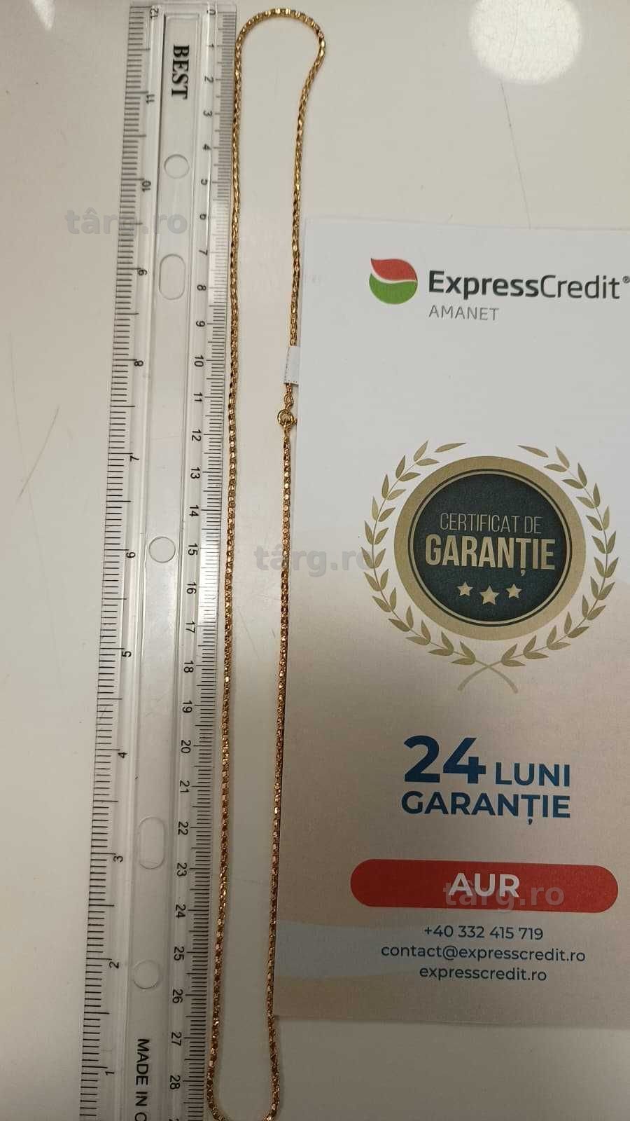 Lant aur 14k 5.21gr [AG24 Harlau B.45724.4] - Garantie 2 ani! 4