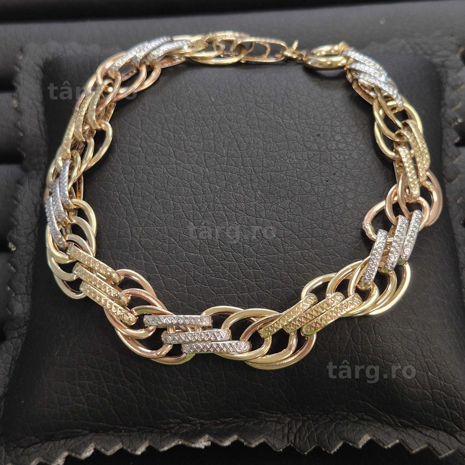 Bratara Aur 14K - 8.05 grame / 3925 lei ( B33288.1 / Ag28 Doi Baieti ) 4