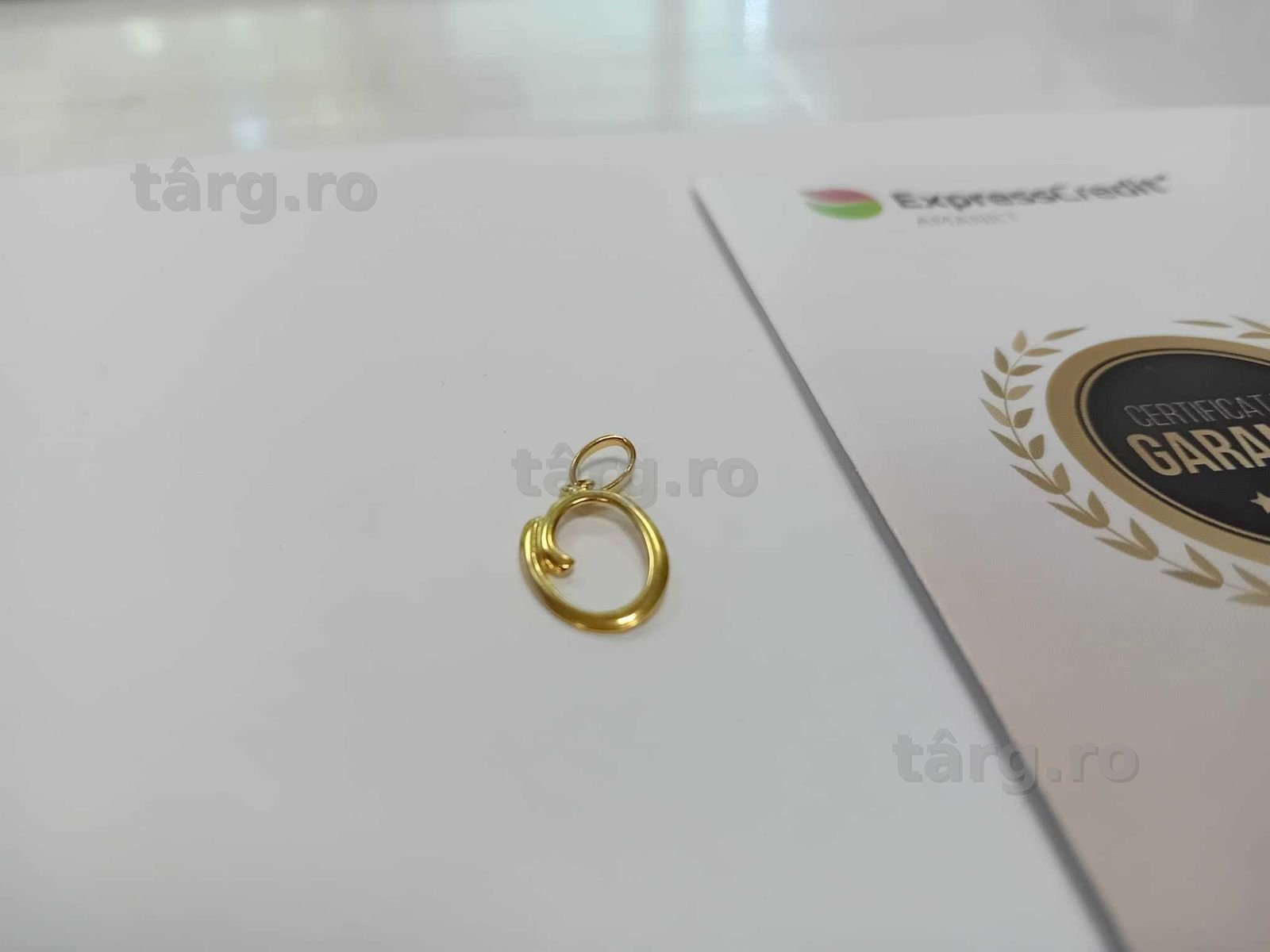 (Ag33) Medalion Aur 14K / Garantie 2 ani
