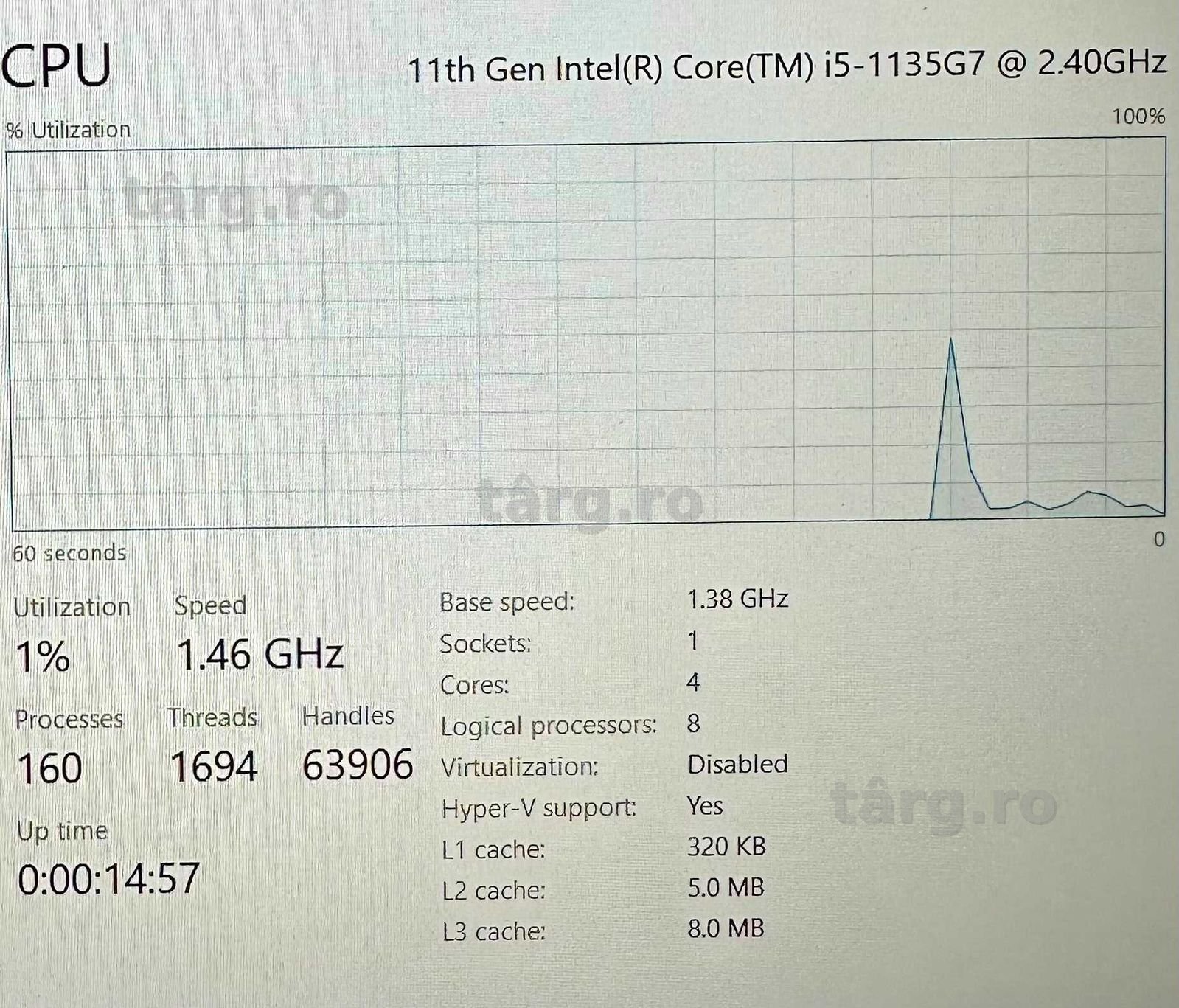 Hope Amanet P5 Laptop Dell Latitude 5520 , i5 - 1135G7 , 8GB DDR4 , 256GB NVME - GARANTIE 2