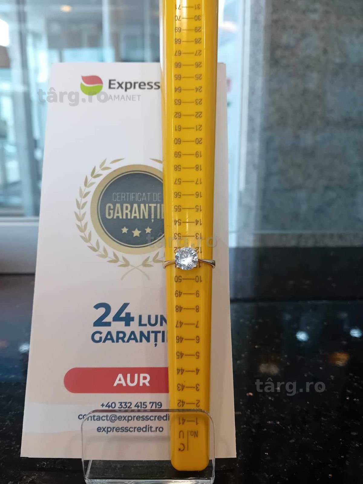 Inel aur 14k 2.26g 11/51 (Iulius Mall)(B-510) Garantie 2 ani!