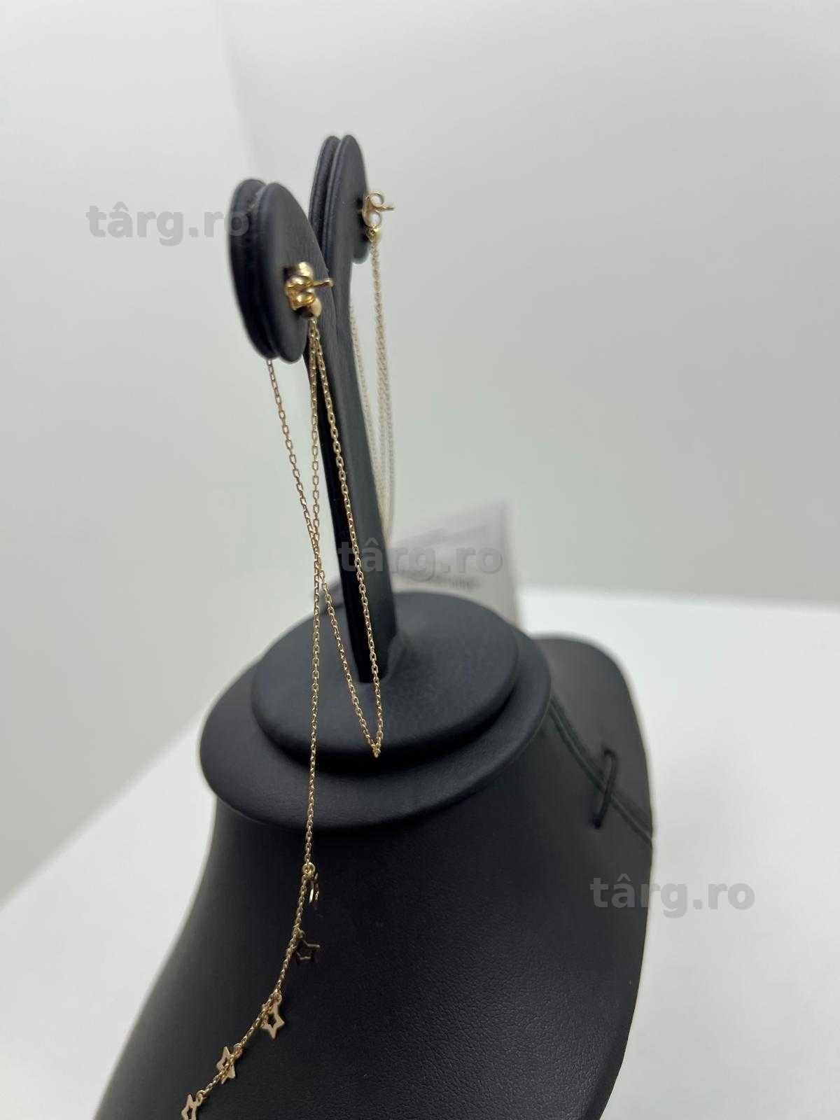 Cercei Aur 14K 3.17g (Ag25 Belvedere B.42570.2) Garantie 2 ani! 3