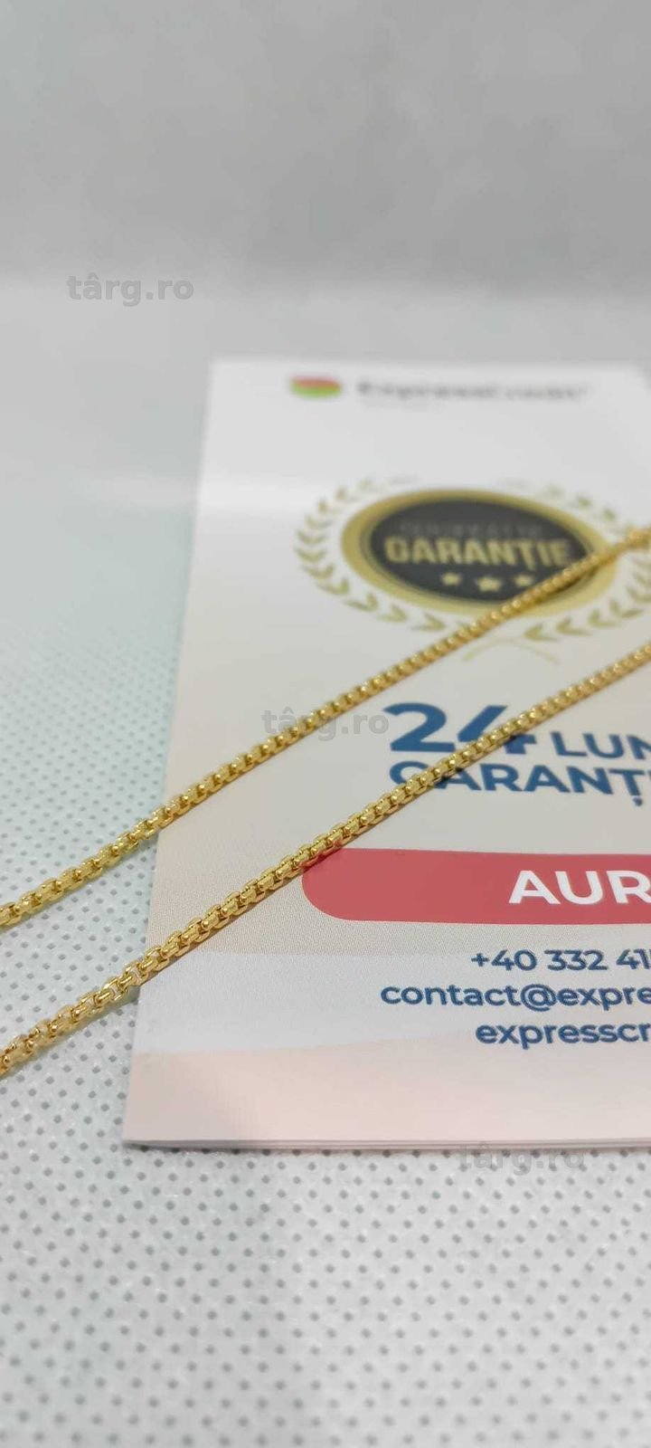 Lant Aur 14K (Ag18 Tutora b.28554) Garantie 2 ani! 2