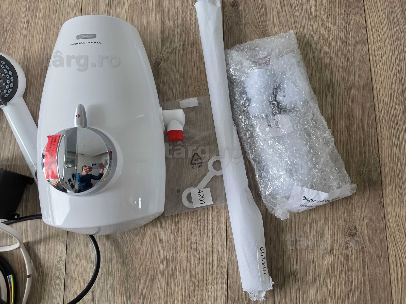Aqualisa Aquastream Termo mixer duș cu cap reglabil 8