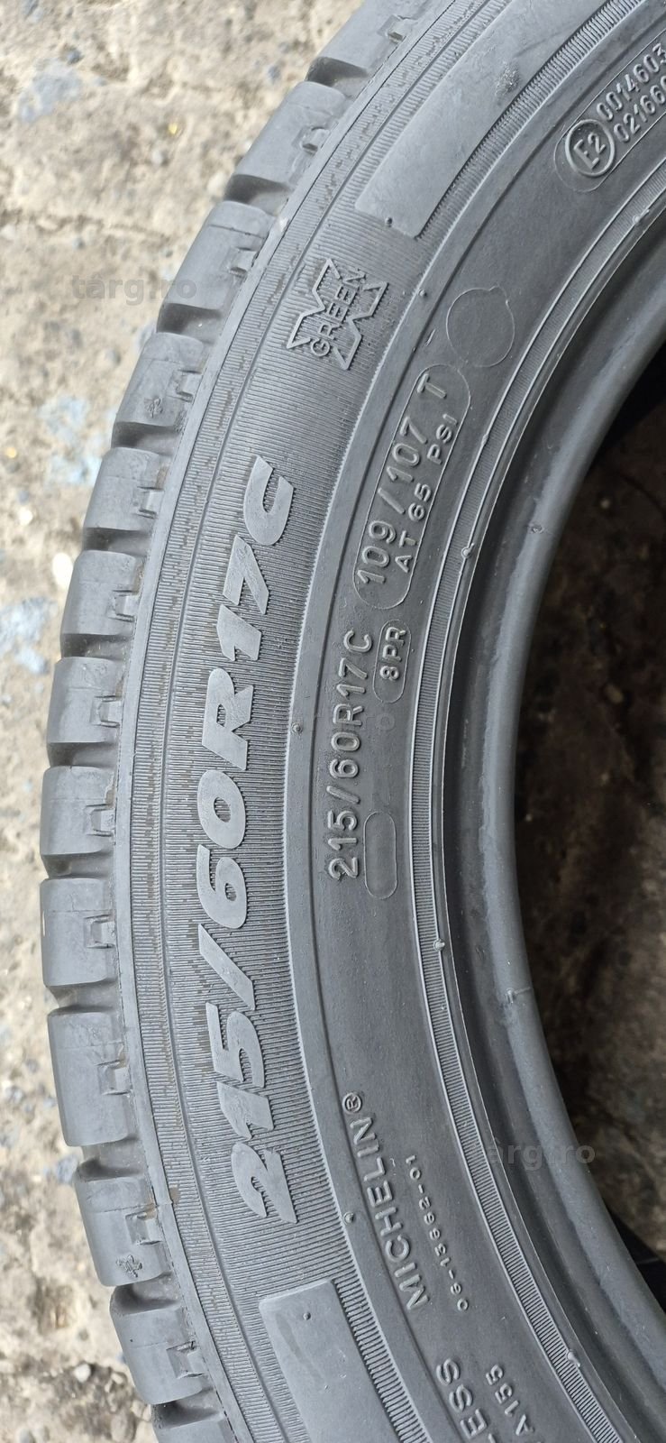 4 anvelope vara ca noi Michelin 215/60/17C,dot 2022 Pret/bucata. 7