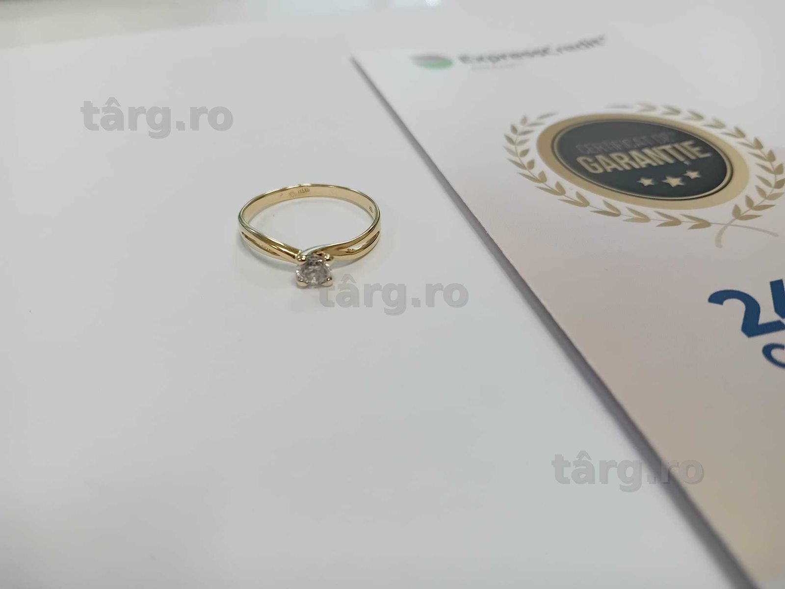 (Ag33) Inel Aur 14K/Garantie 2 ani