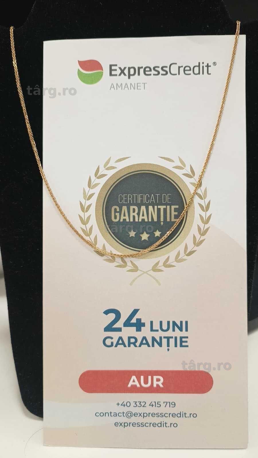 Lant aur 14k 4.18g [AG24 Harlau b.45718.2]  - Garantie 2 ani!