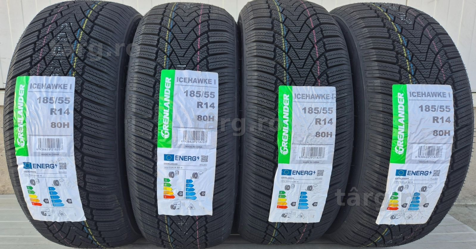 185/55 R14 80H  GRENLANDER Icehawke  Anvelope de iarna M+S