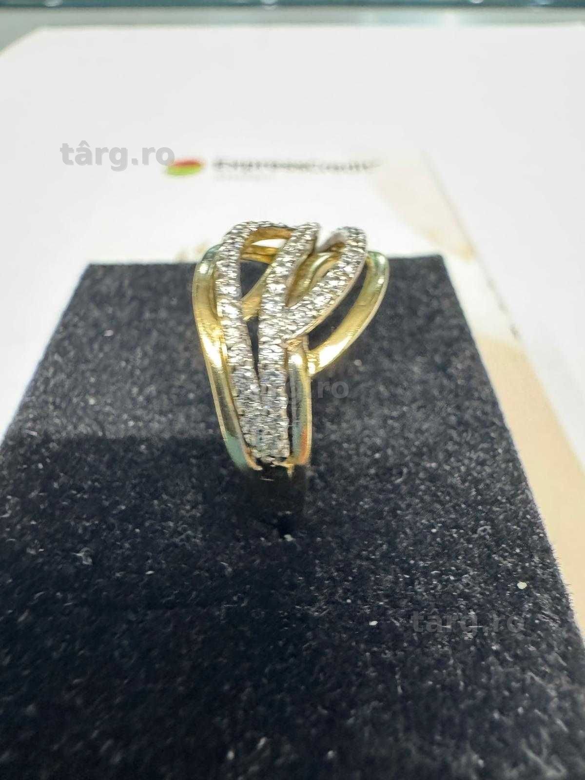Inel din aur 14k (69541.1/ 10 Pacurari 1) garantie 2 ani! 4