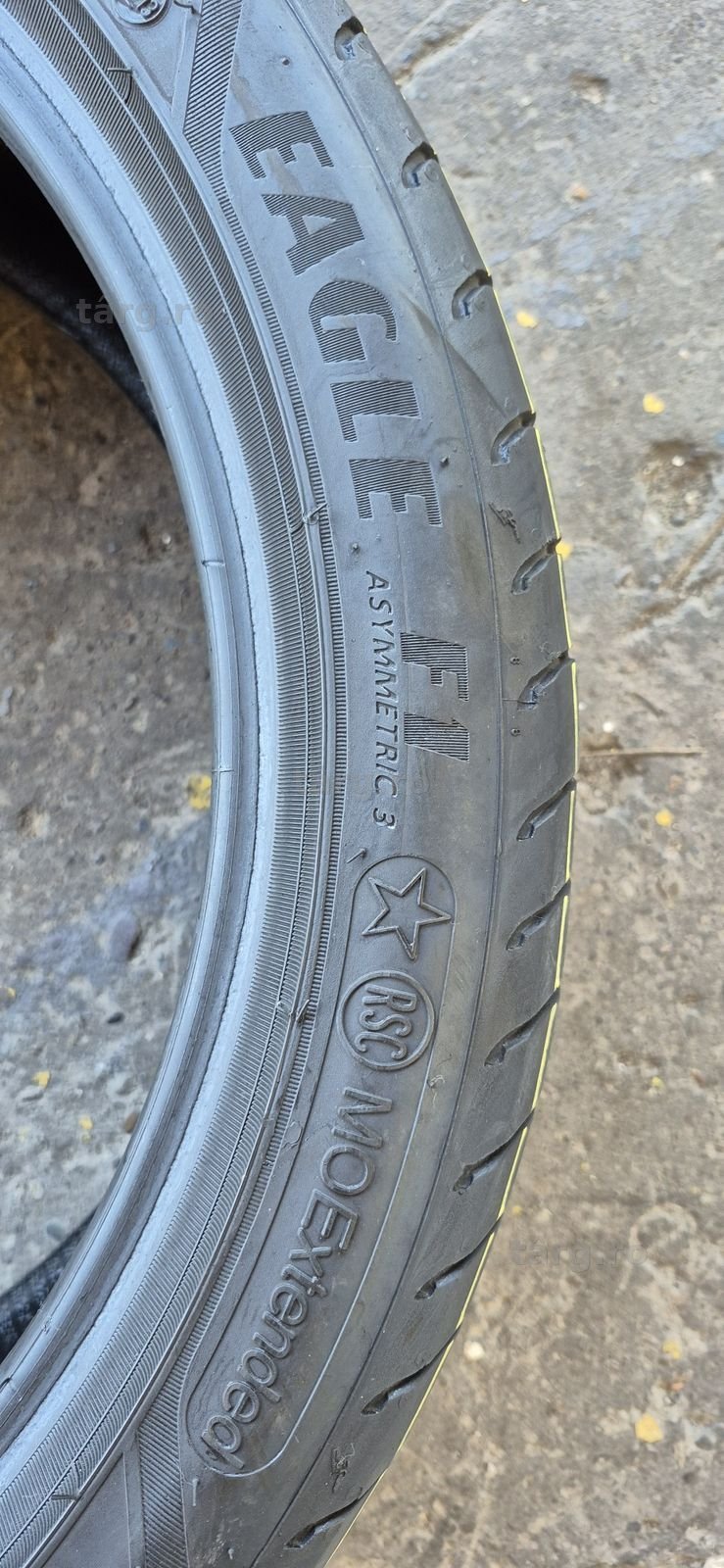 4 anvelope vara runflat Goodyear,fata 245/40/19,spate 275/35/19.Pretul este pe bucata. 5