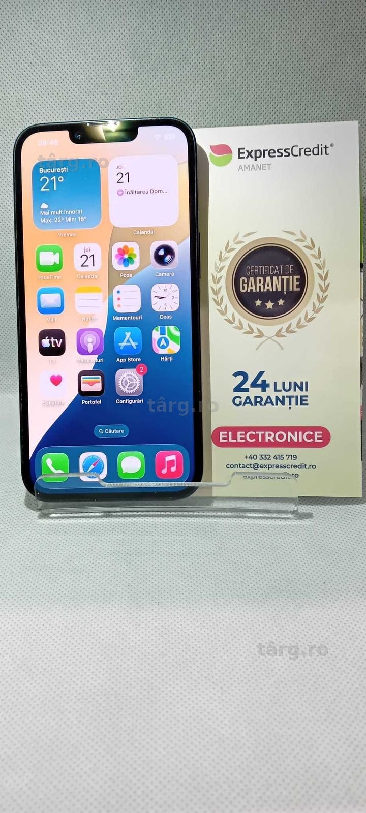 iPhone 14 128 Gb (Ag 18 Tutora b.7045) Garantie 2 ani!
