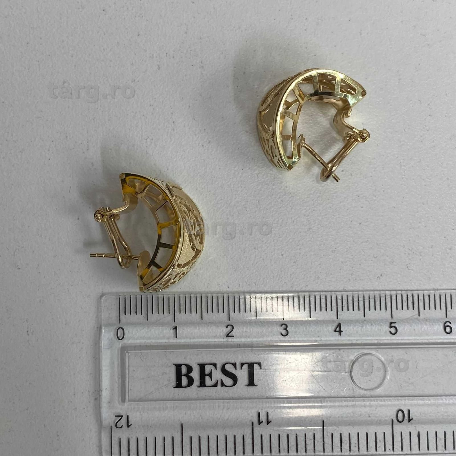 Cercei aur 14K 5.86g (AG13 b55491.1) Garantie 2 ani! 2