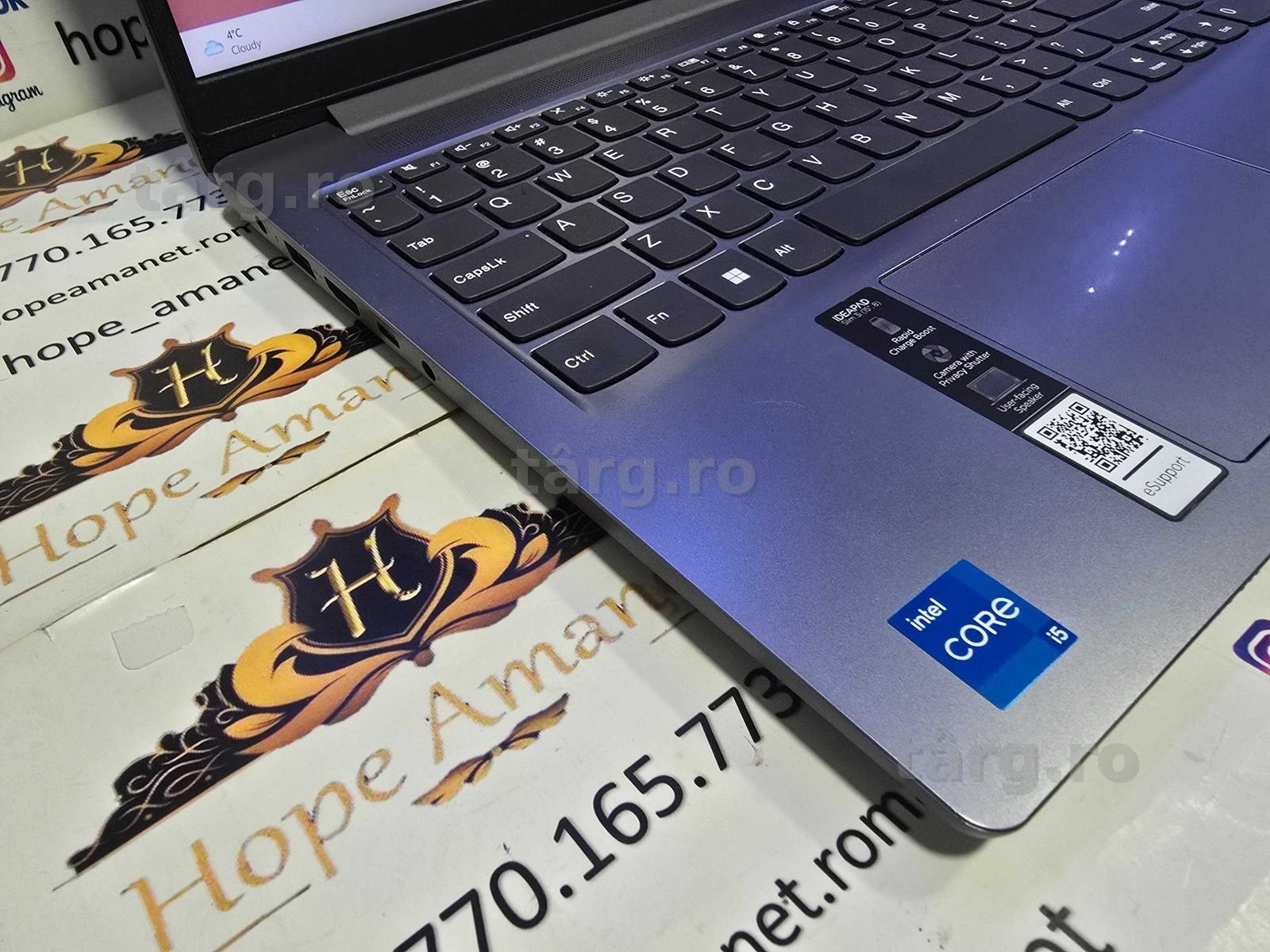 Hope Amanet P6 Laptop Lenovo IDEAPAD i5 #174319 3