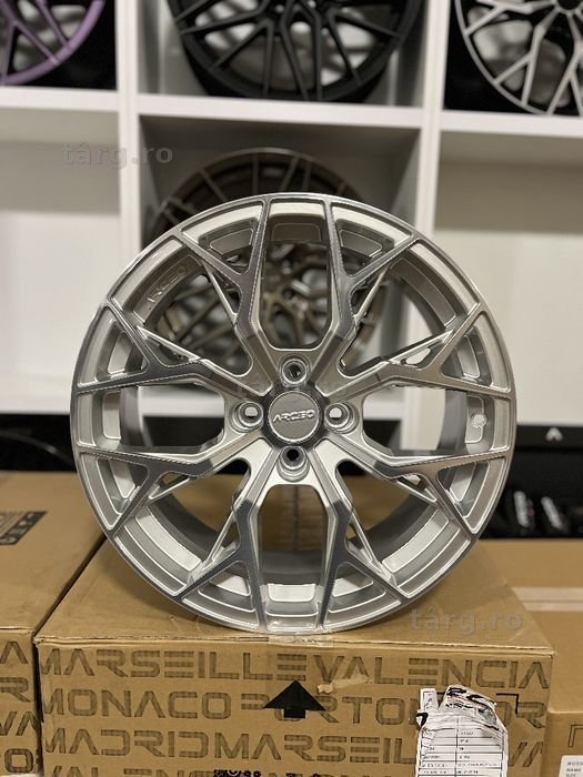 Jante R17 4x100 Arceo M Noi Dacia Logan Sandero Stepway Renault Clio Megane Captur Twingo Opel Corsa VW Polo Seat Ibiza Skoda Fabia