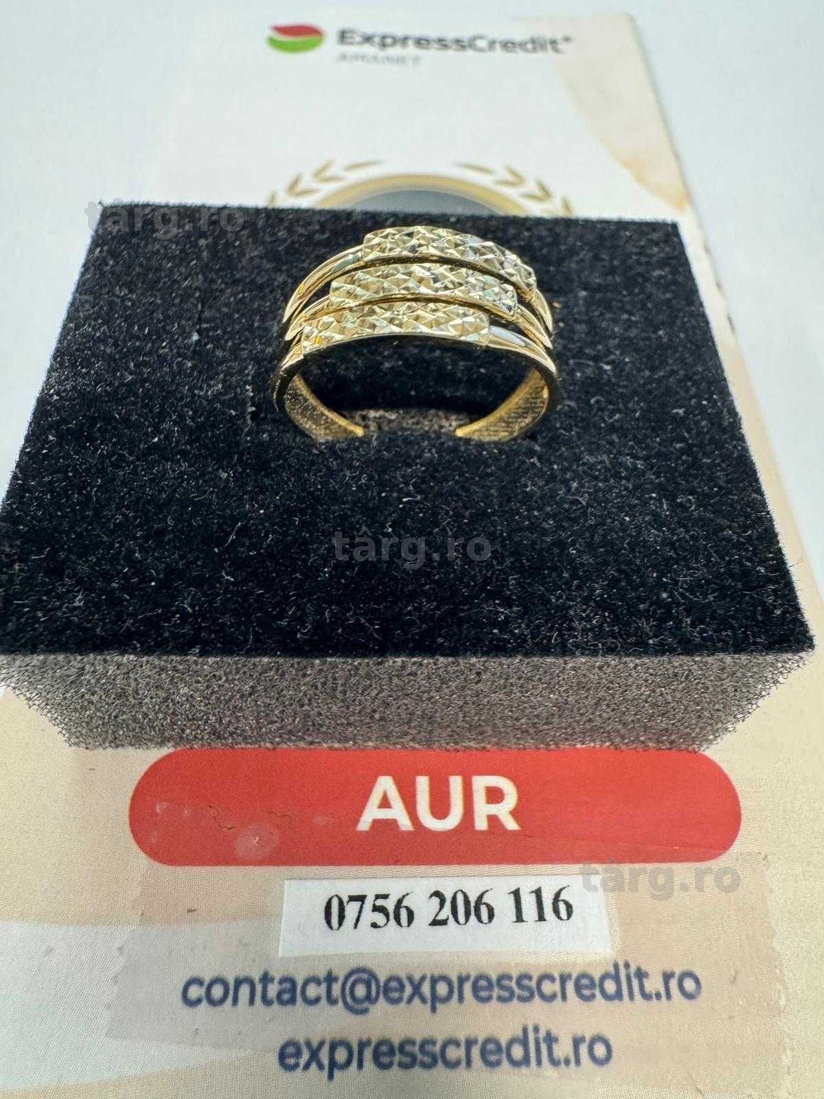 Inel din aur 14k (70267.2/ 10 Pacurari 1) garantie 2 ani!