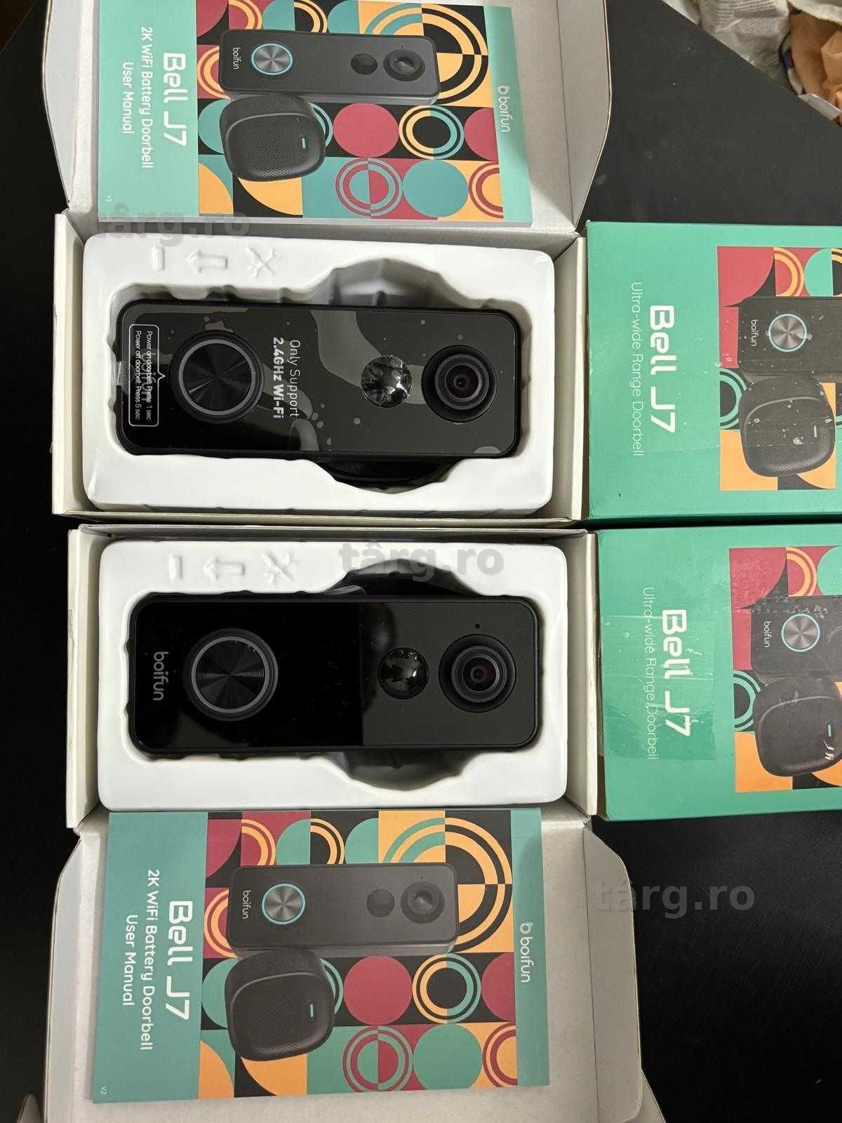 Sonerie video BOIFUN 2K wireless Wifi pentru exterior