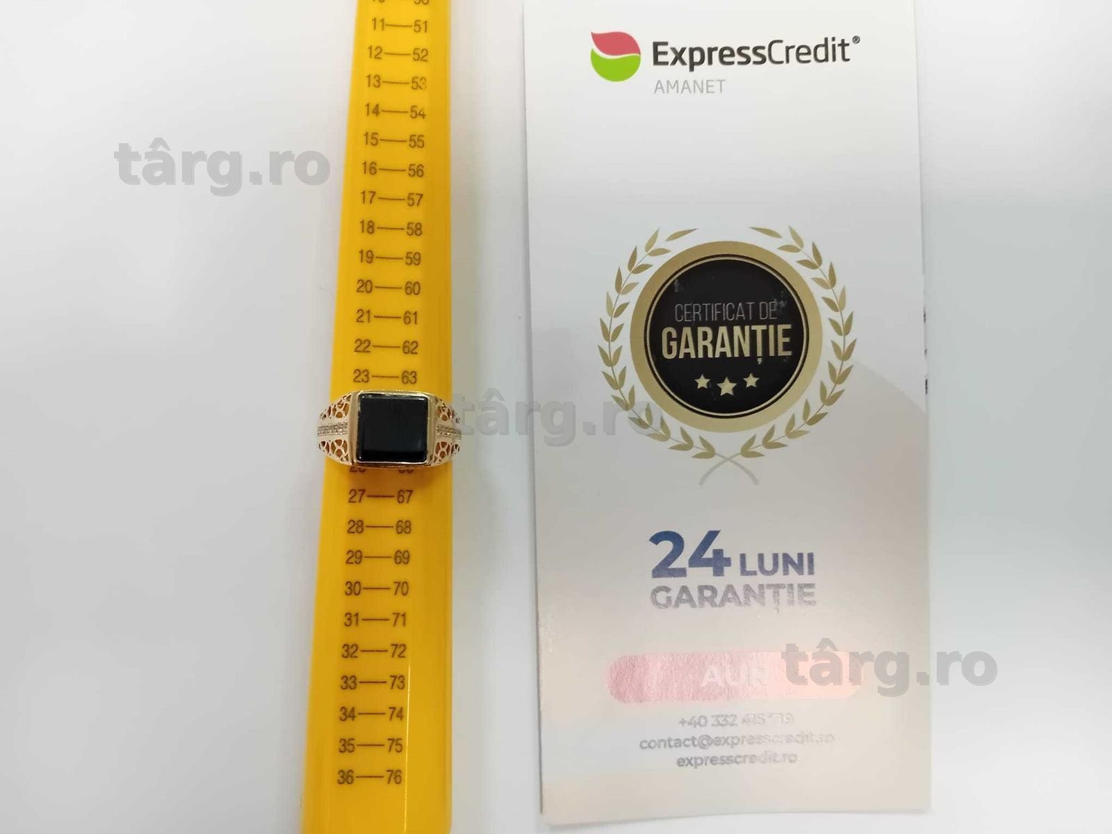 (Ag33) Inel Aur 14K/Garantie 2 ani 3
