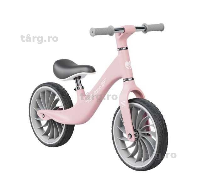 Bicicleta fara pedale pentru copii Tulano Route, ajustabila, roz