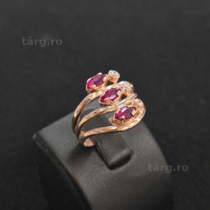 Inel Aur 14K 3.60g (B32925 Ag28 Doi Baieti) 2