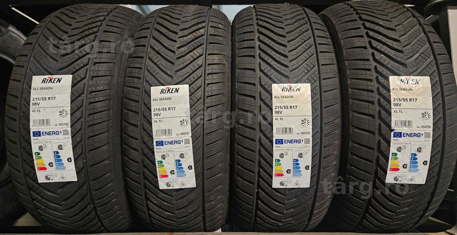 215/55 R17, 98V, RIKEN (by Michelin) XL, Anvelope all season M+S