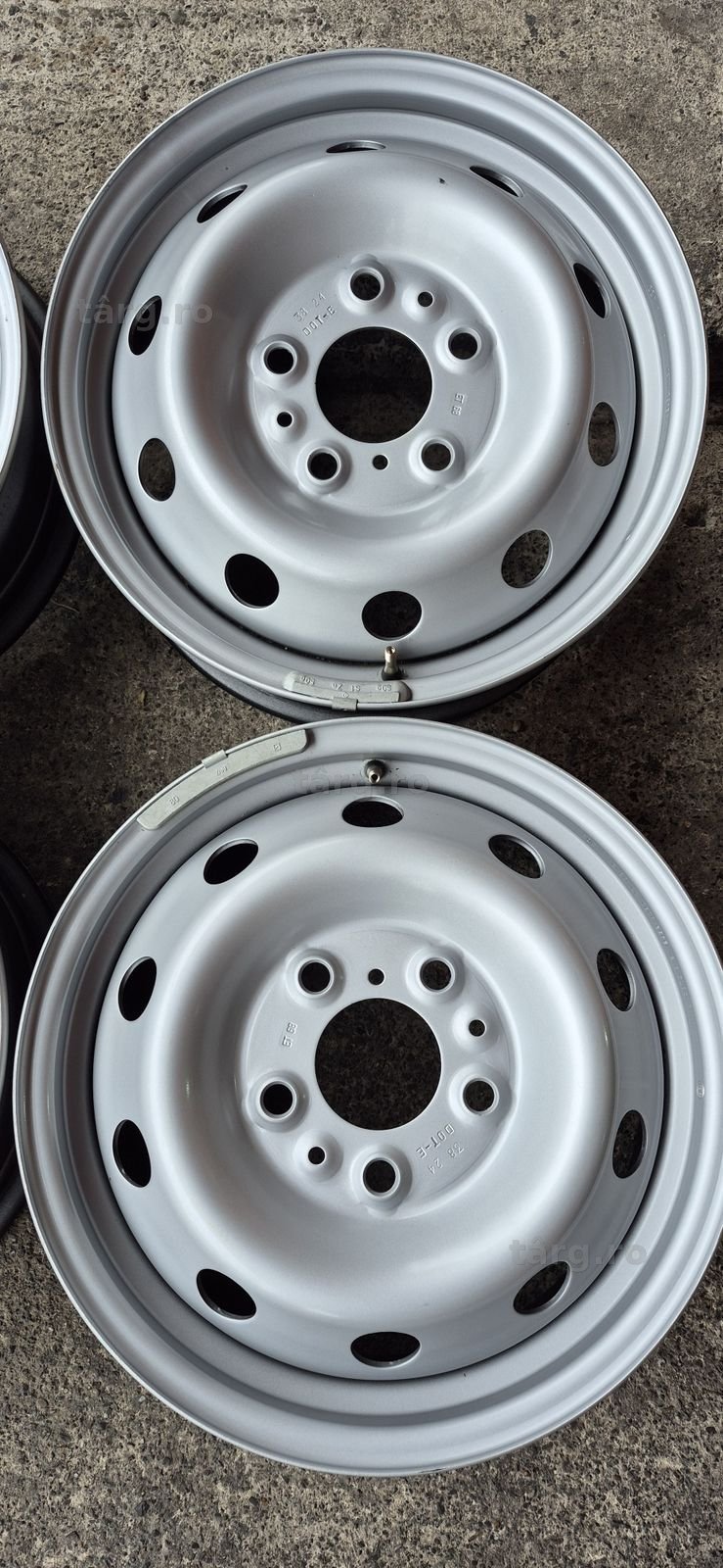 4 jante Noi Peugeot R16,5×130,ET.68.Pretul este pe bucata. 2