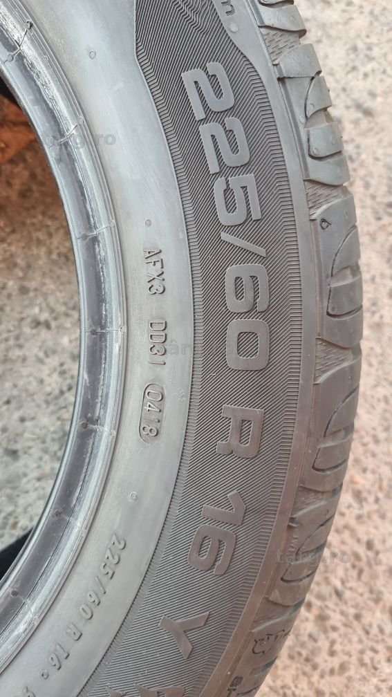 4 anvelope vara noi Uniroyal 225/60/16,dot 2018 6