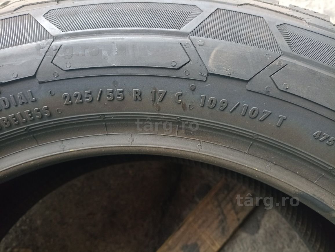 4 anvelope de iarna Continental 225/55 R17C.Pretul este pe bucata. 5