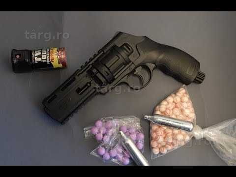 PiSTOL CU BILE CAUCIUC!! Arma Airsoft Calibrul 50.04 MM HDR Metal Co2