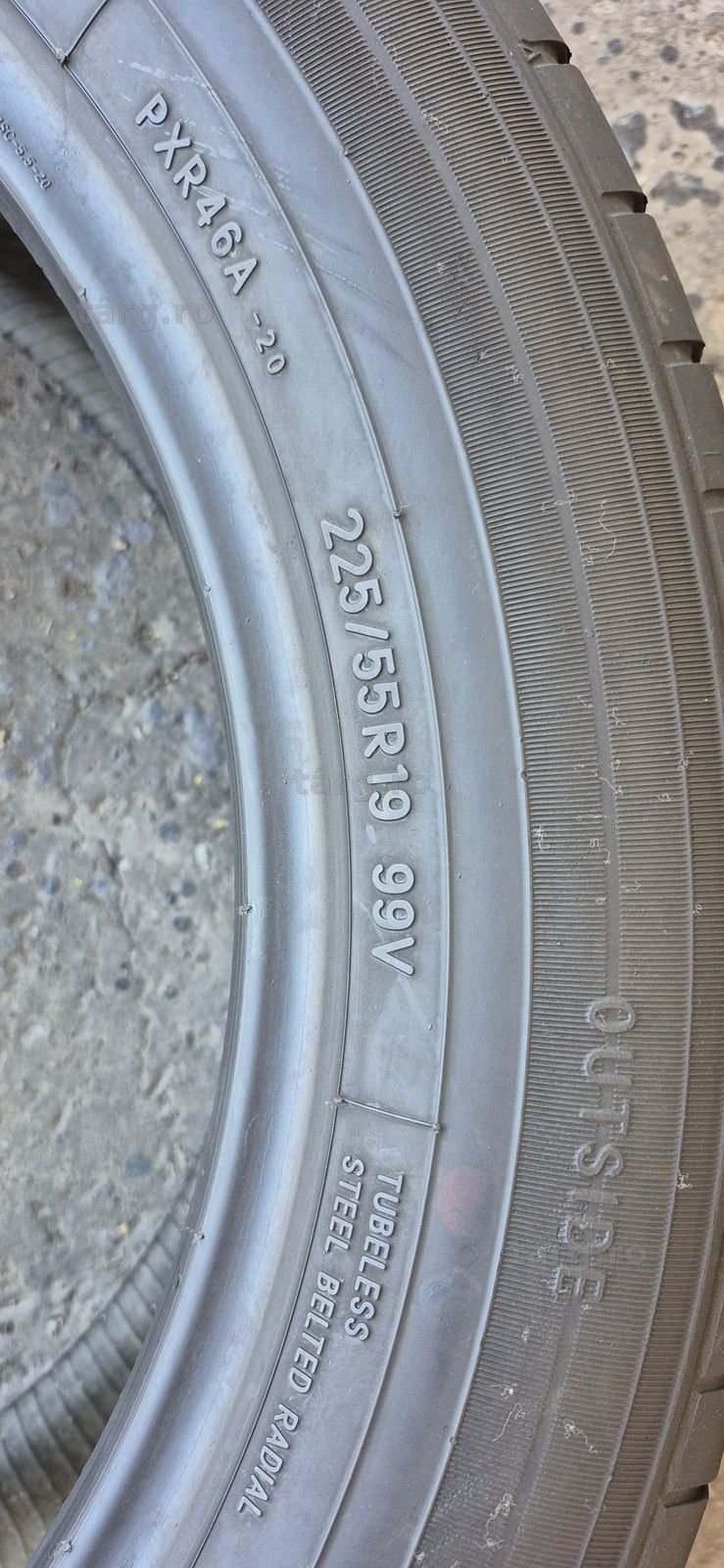 4 anvelope vara Toyo 225/55/19,dot 2021.Pretul este pe bucata. 6