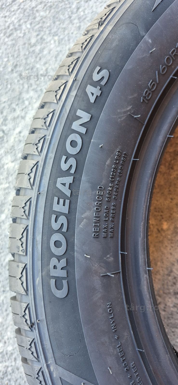 4 anvelope M+S noi Tercelo 185/60/15,dot 2025.Pretul este pe bucata. 5