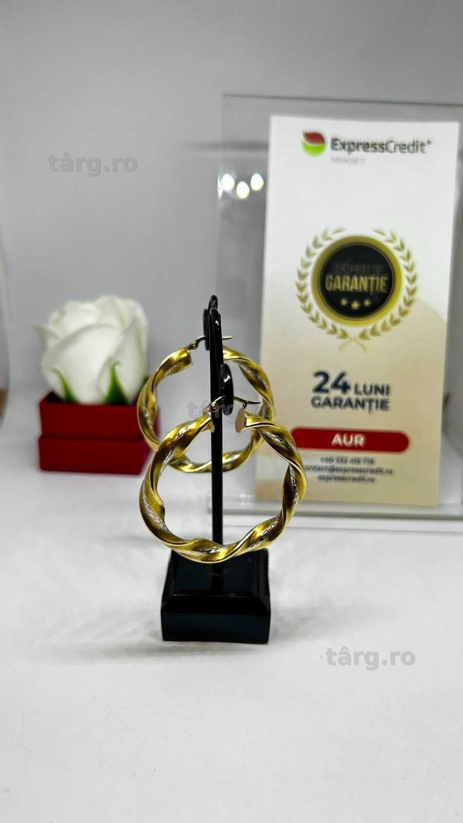 Cercei Aur 14K 5.03g (AG1 Alexandru B53901) - Garantie 2 ani!