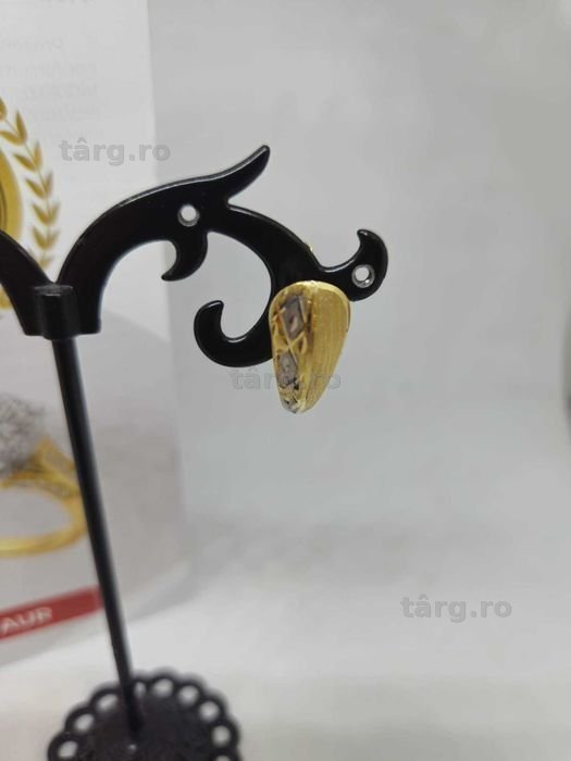 Cercei aur 14k 1.74gr (53488.2 Ag1/30 Pacurari 2) Garantie 2 ani! 2