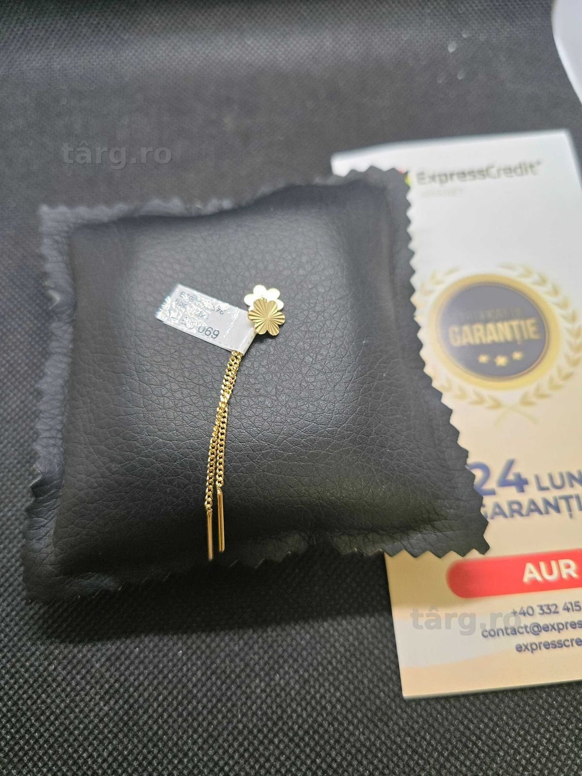 Cercei de aur 14k (Ag29 Siraj b.34728.2) Garantie 2 ani