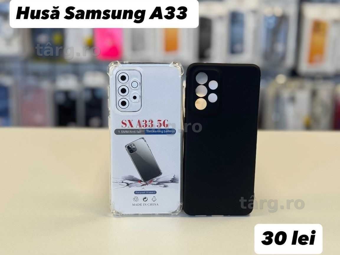 Husa silicon, folie, cablu, incarcator Samsung A33 5G