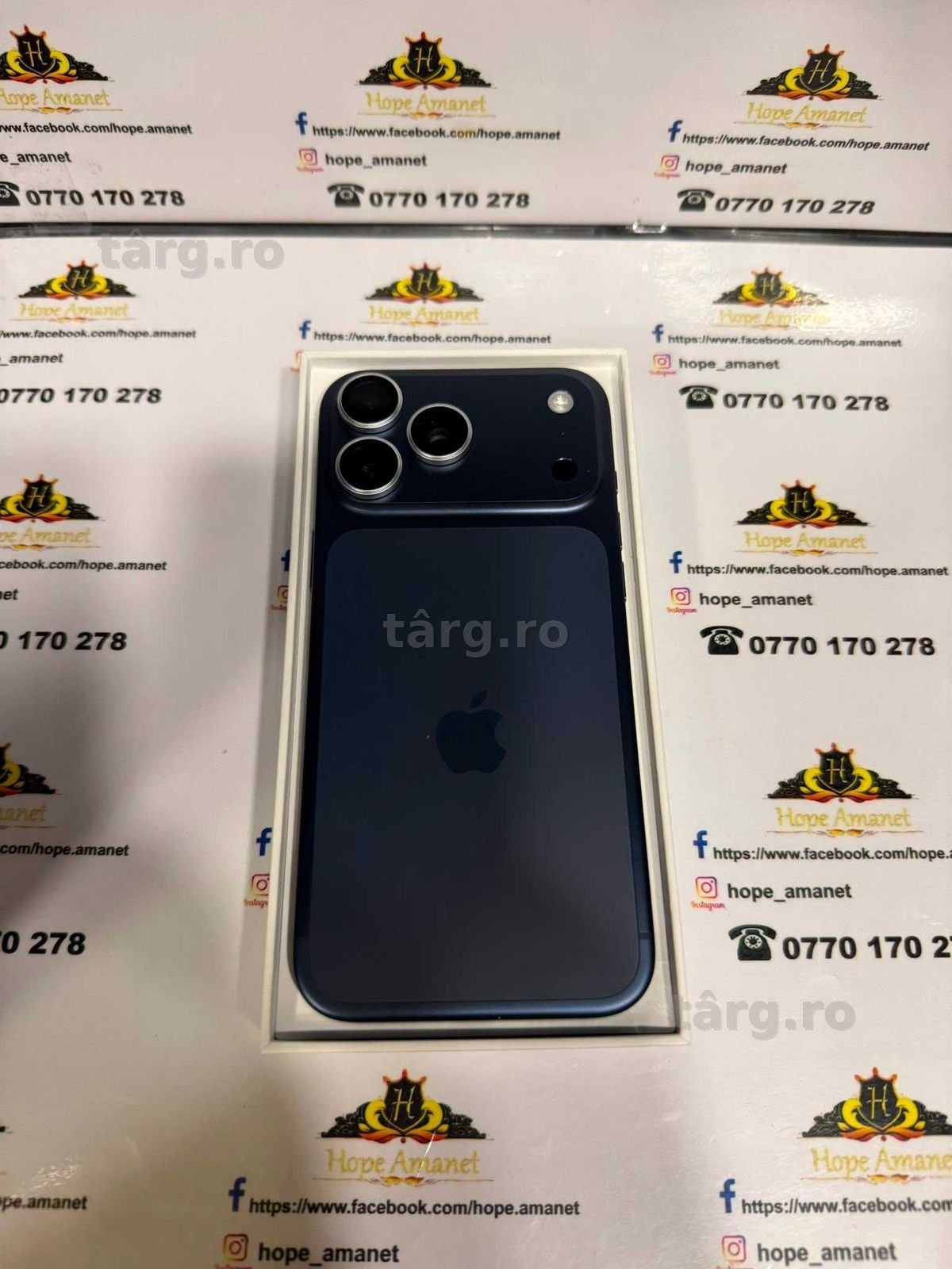 Hope Amanet P13 / iPhone 17 Pro Max / 1 TB / Deep Blue / Rama lovita