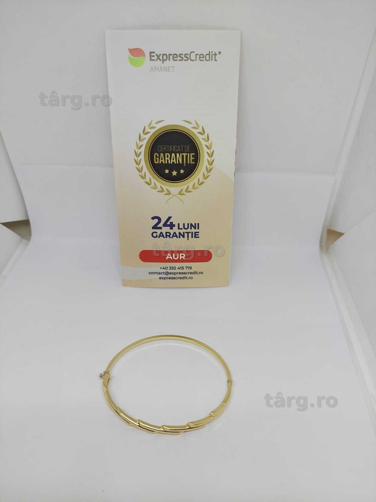 Bratara aur 14k 5.56gr [35461.1/30 Pacurari 2] Garantie 2 ani! 2