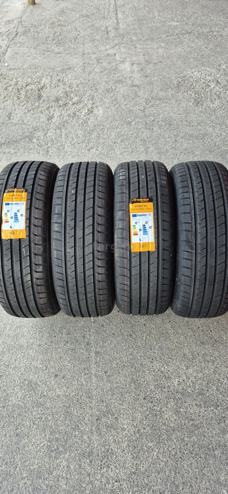 4 anvelope vara noi Tercelo 235/55/19,dot 2025.Pretul este pe bucata.