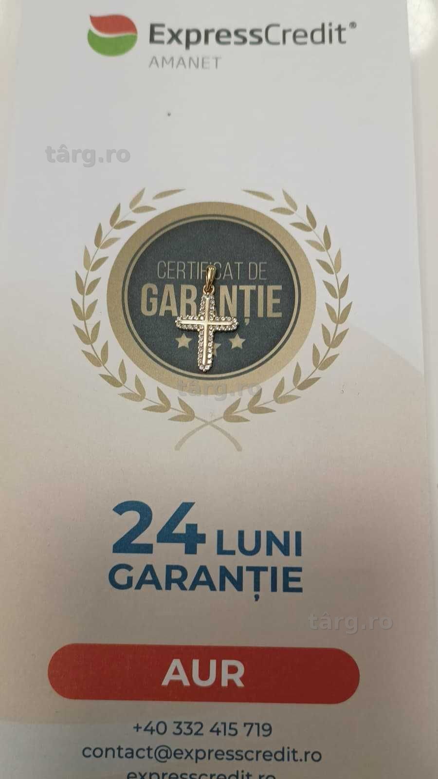 [AG24 Harlau B.45718.1] Pandantiv aur 14k 1.35g -Garantie 2 ani! 2