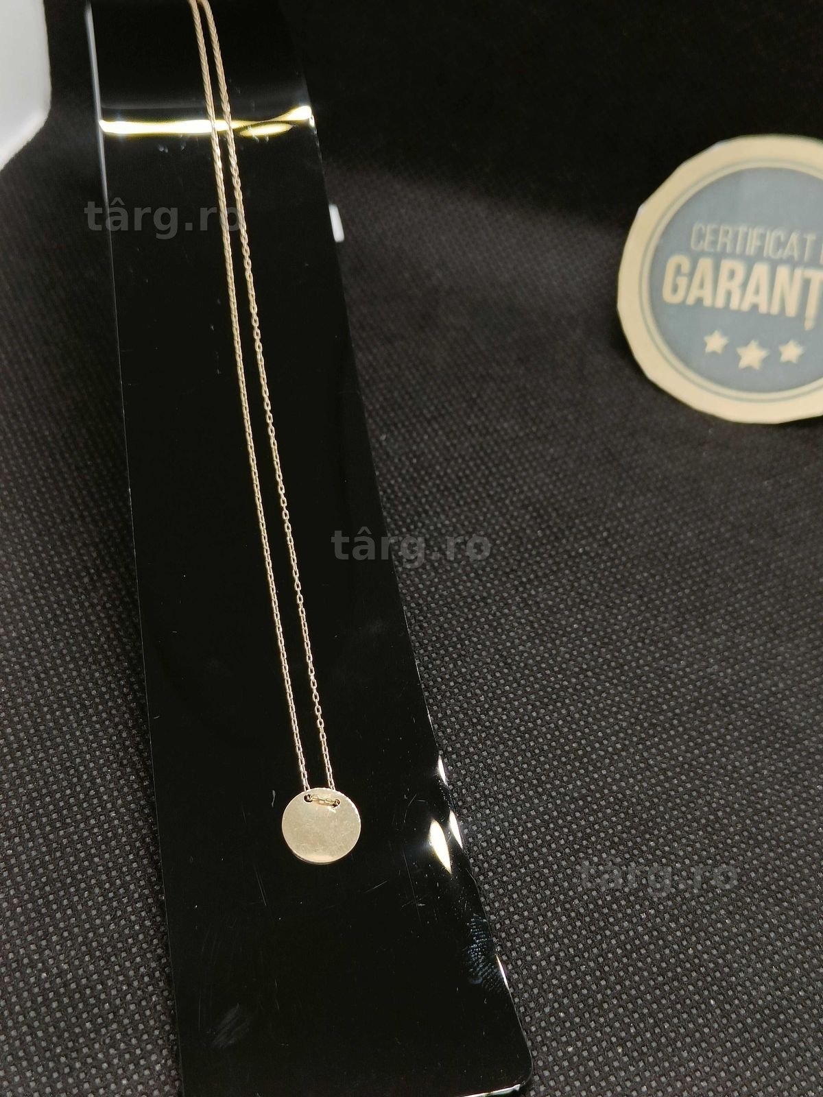 Lant cu medalion aur 14K 1.39g (Ag16 Moldova b32389) - Garantie 2 ani! 2