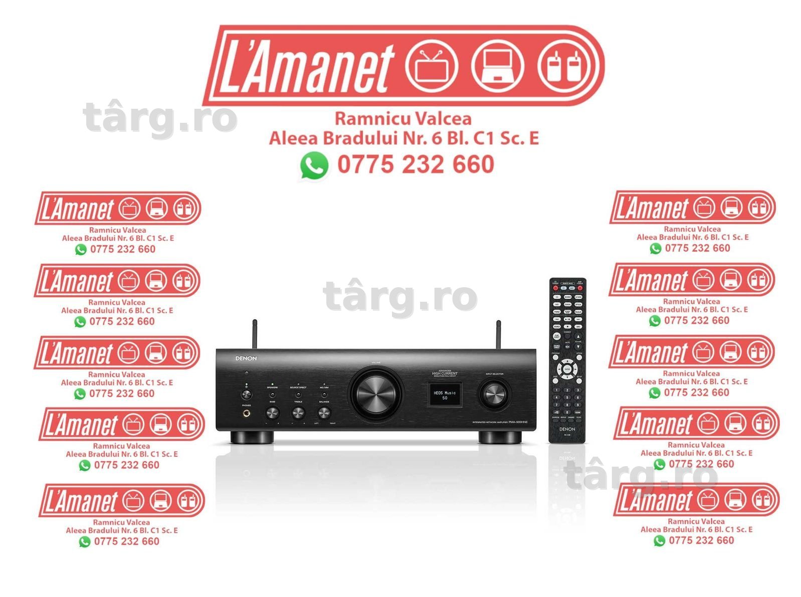 Amplificator integrat Denon PMA-900HNE Black Nou Sigilat