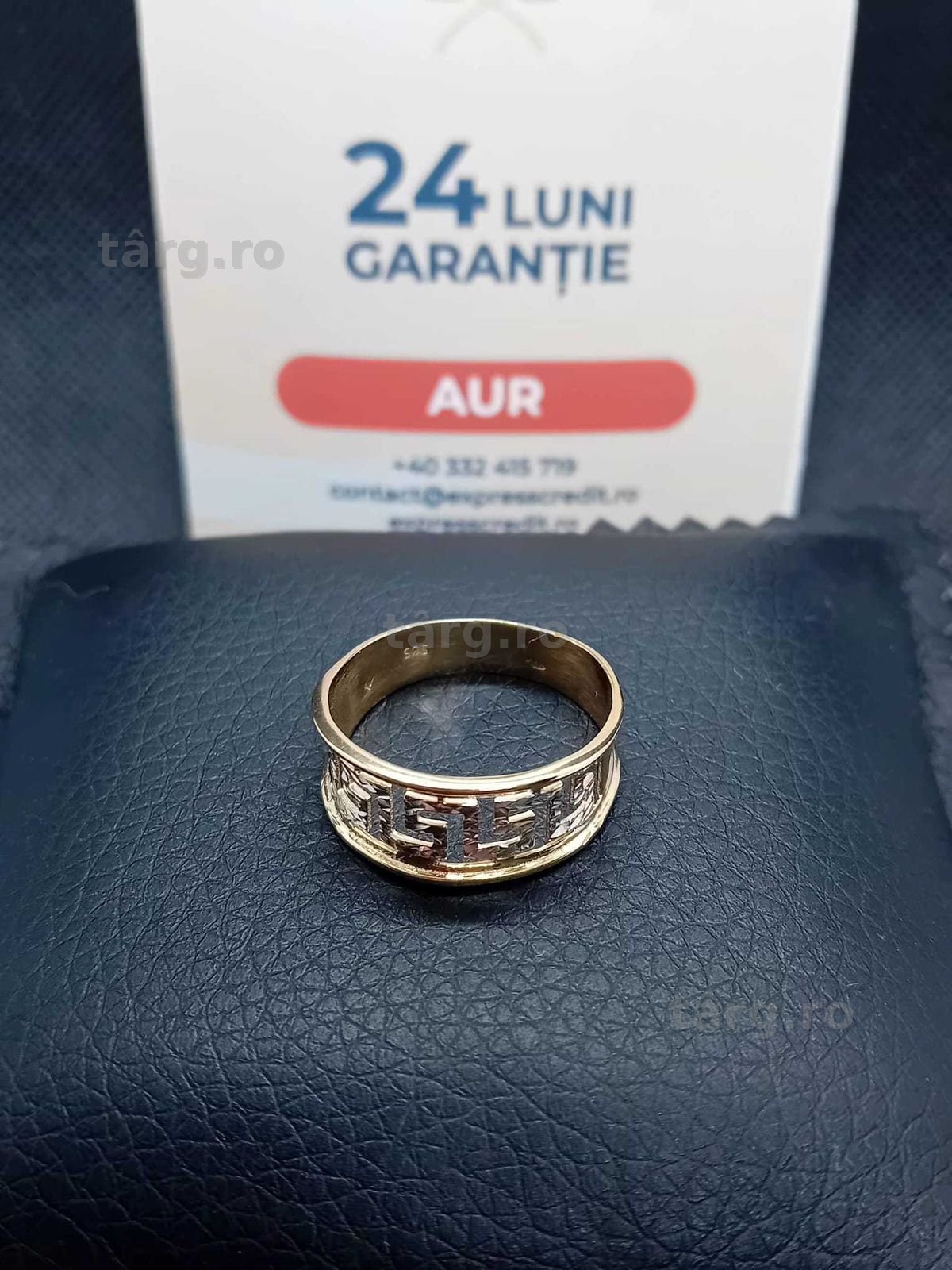 Inel aur 14k 2.68g (B.25618 AG31 Barboi) Garantie 2 ani!